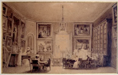 Salón de la reina de Holanda Hortense de Beauharnais (1783-1837) en Augsburgo