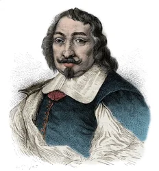 Samuel de Champlain (1567-1635) - Retrato de Samuel de Champlain (1567-1635) explorador francés en América