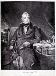 Sir John Walter Scott 1771/1832, escritor y poeta inglés
