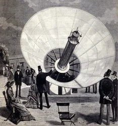 Horno solar de Augustin Mouchot y Pifre