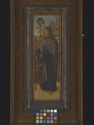 Santiago (El Peregrino) (óleo sobre madera)