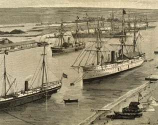 Canal de Suez, Port-Said, Egipto