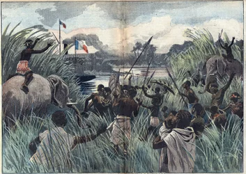 Toma de posesión del Lago Chad (África)