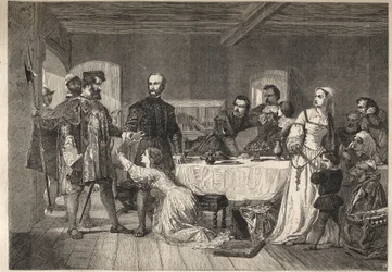 El arresto de John Brown, de Ashford, un Lollard, y uno de los primeros mártires a principios del reinado de Enrique VII - 1517