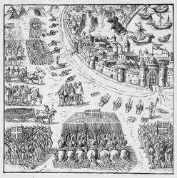 El Duque de Anjou (Enrique III) habiendo sido elegido rey de Polonia (en 1573) y fue obligado a ir a tomar posesión de esta corona de inmediato, el sitio de La Rochelle fue levantado, y a los Rochellois se les concedió todo lo que pidieron para ellos mismo