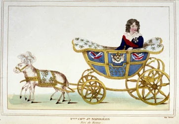El Rey de Roma (Napoleón II) niño, hijo de Napoleón I