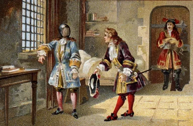 El Hombre de la Máscara de Hierro, un prisionero interno del estado desde 1679 hasta 1703 en el fuerte de la isla Sainte Marguerite