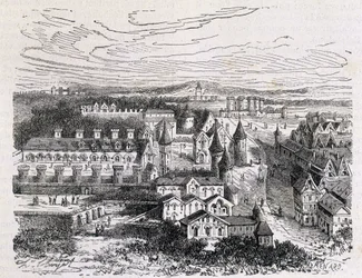 El Palais des Tournelles, frente al Hotel Saint Paul