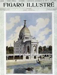 El Palais des United States en la Exposición Universal - en "Le Figaro Illustré", nov. 1899