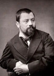 El artista Désiré-Jules Lubin retratado con motivo del Salón de París en 1883