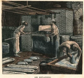 Los panaderos. Ilustración del siglo XIX, colección Bianchetti