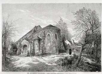 La iglesia de San Pedro de Montmartre - en “El Mundo Ilustrado” del 05/04/1873