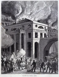 El incendio del Odeón (1820)