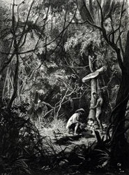 La tumba del explorador Henri Mouhot en Indochina.