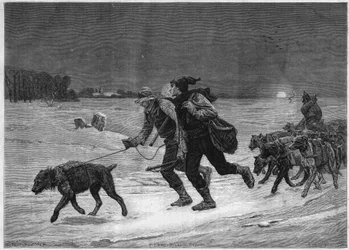Estafadores de tabaco. Reproducción de la pintura de Pierre Billet (1837-1922) presentada en el Salón de 1874.