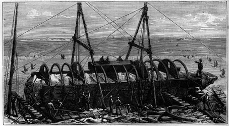 Transporte del obelisco conocido como “Aguja de Cleopatra” de Egipto a Inglaterra