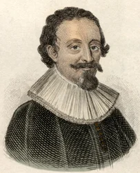 Hugo Grocio (1583-1645) (Huig de Groot), abogado y diplomático holandés.