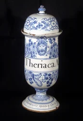 Vaso de farmacia del siglo XVII