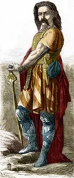 Vercingétorix (ca. 72-46 a.C.), jefe galo