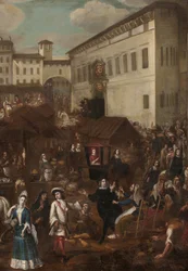 Vista del Grand Marche Verziere de Milán
