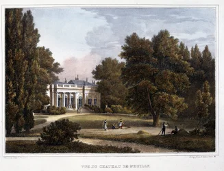 Vista del castillo de Neuilly