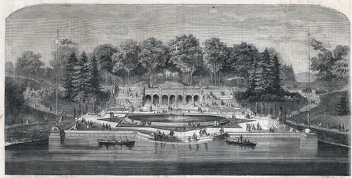Vista del jardín 