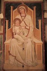 Fresco mural en San Zeno Maggiore. Verona