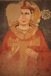 Fresco mural en San Zeno Maggiore. Verona