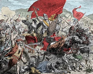 Ziska en batalla - Cruzada contra los husitas (1420-1434): Jan Ziska (1370-1424) en la batalla contra las cruzadas