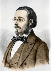 Retrato de Bedrich Smetana (1824-1884), compositor y pianista checo