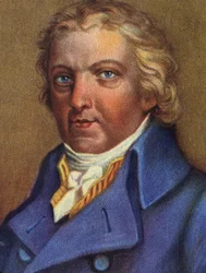 Retrato de Edward Jenner (1749-1823), médico inglés, descubridor de la inmunidad contra la viruela.