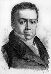 Retrato de Gabriel Julien Ouvrard. Financiero francés (1770-1846)