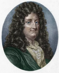 Retrato de Jean Racine (1639-1699), poeta trágico francés.