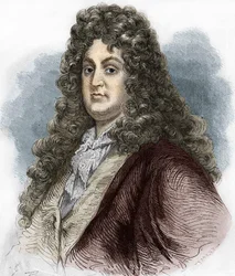 Retrato de Jean Racine (1639-1699), poeta trágico francés.