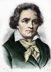 Retrato de Ludwig van Beethoven. Compositor alemán (1770 a 1827).