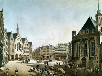 La ciudad de Frankfurt am Main a principios del siglo XIX
