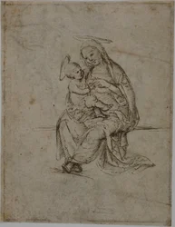 Virgen con el Niño (anverso); Putti (reverso)