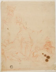 Cristo reprende a un discípulo en el Huerto