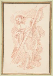 Dibujo, Cristo de pie, hacia 1759-70