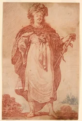 Dibujo, Cleobolo, hacia 1650