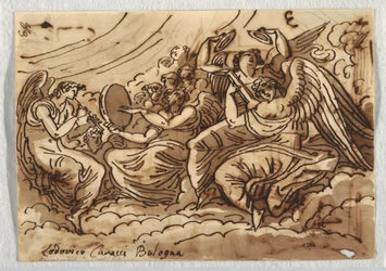 Dibujo, Concierto de ángeles, 1813-18