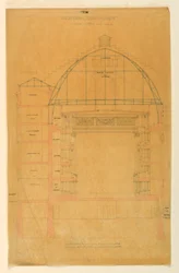 Dibujo, Sección transversal del Théâtre de l