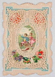 Tarjeta de felicitación (Inglaterra o Estados Unidos), 1870-80