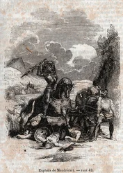 Grabado de 1851 de “Roland Furioso”