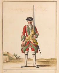 36º Regimiento de Infantería, circa 1742