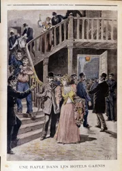 Redada en hoteles - en “Le Petity Journal” del 04/08/1895