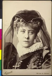 Adele Sandrock como "Maria Stuart"