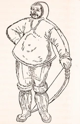 Un esquimal- a partir de un dibujo en acuarela de John White