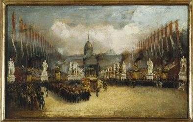 Llegada de las cenizas de Napoleón a la explanada de los Inválidos, 15 de diciembre