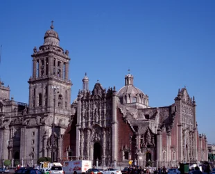 Arte barroco: vista de la Catedral Metropolitana de la Ciudad de México